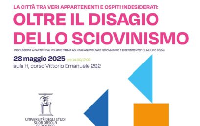 OLTRE IL DISAGIO DELLO SCIOVINISMO