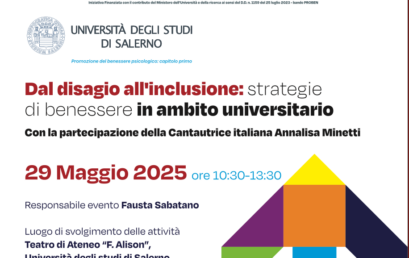 DAL DISAGIO ALL’INCLUSIONE: STRATEGIE DI BENESSERE IN AMBITO UNIVERSITARIO
