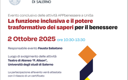 LA FUNZIONE INCLUSIVA E IL POTERE TRASFORMATIVO DEI SAPERI PER IL BENESSERE