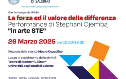 LA FORZA ED IL VALORE DELLA DIFFERENZA: PERFORMANCE DI STEPHANI OJEMBA, “IN ARTE STE”