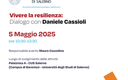 VIVERE LA RESILIENZA: DIALOGO CON DANIELE CASSIOLI