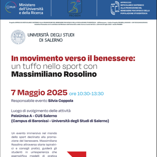 IN MOVIMENTO VERSO IL BENESSERE: UN TUFFO NELLO SPORT CON MASSIMILIANO ROSOLINO